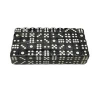 BUBEFSKD Dés d'angle Ronds À 6 Côtés en Acrylique 100 Pièces Jeu De Rôle Multiple pour Jeu Table Enseignement en Classe Facile À Utiliser Six Jeux Ronds