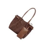 BUBEFSKD Design coréen, grand sac à bandoulière, porte-monnaie léger sous les bras, tissu en daim, sac de transport fonctionnel pour un usage quotidien, grande capacité, sac à bandoulière rétro