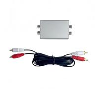 BUBEFSKD Dispositif d'isolation acoustique passif Boîtier en aluminium Améliore la qualité sonore Isolation du bruit de sol Filtre passif de rechange en aluminium