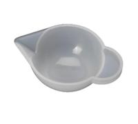 BUBEFSKD Distributeur de moule en silicone - Résine époxy - Ciment - Décoration de champignon - Pour porte-clés - Projets de décoration - Marque-page - Moule en silicone