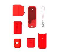 BUBEFSKD Édition Premium Antichoc, Antidérapant et Idéal pour les Aventuriers, Anti-rayures, pour Vlogging, Voyage, Extérieur, Noir Coque en Silicone Antichoc pour Caméra Pocket 3