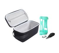 BUBEFSKD Enceinte de qualité en EVA + coque en silicone avec boîte de rangement pour enceinte Pulse5 anti-rayures, poches, bandoulière, boîte EVA