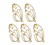 BUBEFSKD Ensemble Ailes Plume Cadre UV Résine Pendentif Vierge Réglage De Lunette Ouverte pour Bricolage Artisanat Fabrication De Bijoux Fleur Pressée Lunette Pendentif Plateaux