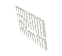 BUBEFSKD Ensemble D'outils De Gestion Manchons Câbles 'Alimentation avec 34 Peignes en Acrylique pour Une Solution Efficace 'Organisation du Câblage L'ordinateur Électrique