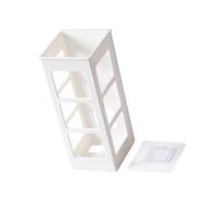 BUBEFSKD Étagère polyvalente en plastique pour chambre à coucher pour les locataires et les familles Maximise le stockage dans des espaces restreints Étagère de rangement de maquillage