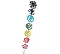 BUBEFSKD Fleur Géométrie Tentures Murales Ornement 7 Chakras Méditations Acrylique Décors Plaques pour Sculpture Décoration Méditations Décorations Murales