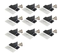 BUBEFSKD Garde-Neige Adaptés À La Protection du Toit en Métal avec Joint D'installation Facile Et Vis Résistantes Intempéries 10 Pièces/Ensemble Garde-Neige