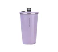 BUBEFSKD Gobelet en acier inoxydable isolé sous vide avec couvercle en paille Récipient de boisson de qualité alimentaire pour le chemin quotidien au travail Sports Tasse à café en acier inoxydable