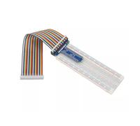 BUBEFSKD GPIO Carte d'extension pour 5 adaptateurs GPIO T Type T Câble ruban arc-en-ciel 65 pièces Jumper prototype de fil