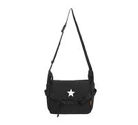 BUBEFSKD Grand sac à bandoulière pour femmes hommes étudiants messager style japonais grand panier de courses