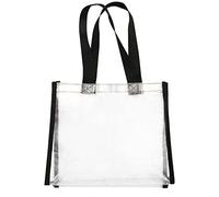 BUBEFSKD Grands Sacs Fourre-tout Transparents Avec Poignées Pour Concerts De Plage D'été À Main De Shopping Transparent Fourre-tout Transparent Pour Femmes Et Écoles