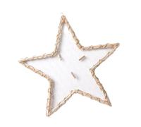 BUBEFSKD Handwerksanaler Webens Rattans Cadre photo en rotin Support de constellation Décoration pour la maison 4 x 6 cm Support photo en rotin