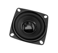 BUBEFSKD Haut-parleur carré 53 mm Caisson de basses magnétique 4Ω Sensibilité 89 dB Haut-parleur basse puissant Composant métallique Accessoires de musique