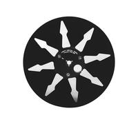 BUBEFSKD Haut-parleur en alliage d'aluminium Partie 7 pouces avec 8 trous Opener Rouleau vide pour accessoires de haut-parleur améliorés pour la qualité sonore