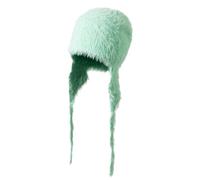 BUBEFSKD Hiver Adolescents Protection Oreille Chapeau Foulard Coupe-Vent Trapper Adultes Plein Air Vélo-Trafic Ferroviaire Tricot Chapeaux pour Femmes Adultes et Adolescents, bleu (lake blue), taille
