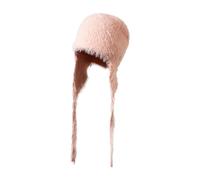 BUBEFSKD Hiver Adolescents Protection Oreille Chapeau Foulard Coupe-Vent Trapper Adultes Plein Air Vélo-Trafic Ferroviaire Tricot Chapeaux pour Femmes Adultes et Adolescents, e, taille unique