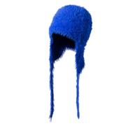 BUBEFSKD Hiver Adolescents Protection Oreille Chapeau Foulard Coupe-Vent Trapper Adultes Plein Air Vélo-Trafic Ferroviaire Tricot Chapeaux pour Femmes Adultes et Adolescents, d, taille unique