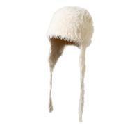 BUBEFSKD Hiver Adolescents Protection Oreille Chapeau Foulard Coupe-Vent Trapper Adultes Plein Air Vélo-Trafic Ferroviaire Tricot Chapeaux pour Femmes Adultes et Adolescents, f, taille unique