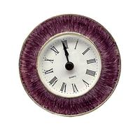 BUBEFSKD Horloge De Table Décorative Couleur Bureau Vintage Européen Petites Horloges Silencieuses pour La Maison Ou Le Travail Alarme Florale