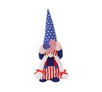BUBEFSKD Independence Day Stripe Star Hat Bureau Fête Décoration de Fond Artisanat pour Mariage Anniversaire Festival Fête Gnomes ivres Décorations pour la cour