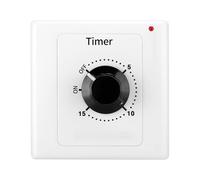 BUBEFSKD Interrupteur de compte à rebours mécanique pour le mur - Contrôleur de minuterie numérique haute performance - Interrupteur de commande - Pompe à plaque