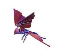 BUBEFSKD Jouet d'hirondelle articulé avec des articulations flexibles - Figurine réaliste imprimée pour animal de compagnie - Soulage le stress - Articulation flexible - Jouet hirondelle mobile