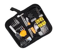 BUBEFSKD Kit d'outils de réparation de montre multifonction avec ouvre-boîtier, extracteur de courroie et marteau pour des tâches d'entretien précises. Kits d'outils de réparation avec sac de
