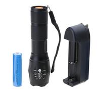 BUBEFSKD Lampe de poche étanche Torch rechargeable Brûleur de poche portable pour cyclisme, camping, travail en plein air, lampe de poche