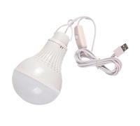 BUBEFSKD Lampe de tente suspendue, ampoule LED USB compacte de 5 W avec interrupteur à bouton, éclairage d'urgence, camping portable, lampe de camping portable USB, lampe de tente suspendue