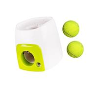 BUBEFSKD Lanceur de balle pour soulager l'anxiété chez les chiens, distributeur de friandises, jouet facile à utiliser pour différents environnements, jouet pour chien en plastique