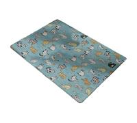 BUBEFSKD Le coussin rafraîchissant en soie glacée empêche la chaleur chez les chiens Pour différents modèles de protection de l'environnement Refroidissement d'été Tapis pour animaux de compagnie