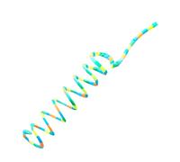 BUBEFSKD Le Jouet en Peluche pour Chats À Rayures Arc-en-Ciel Attire L'attention pour Améliorer La Relation Entre L'animal Et Les Propriétaires Jouet De Chasse