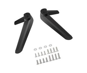 BUBEFSKD Le support TV réglable en hauteur offre un confort visuel individuel et réduit la fatigue du cou. Design moderne et base universelle