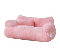 BUBEFSKD Lit pour chien Nid en fourrure pour petits chiots Panier ne glisse pas Panier pour animaux de compagnie avec housse amovible Multicolore Chat Animal de compagnie Chiot Tapis de coussin pour