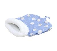 BUBEFSKD Literie d'hiver chaude pour chats doux lavable sac de couchage pour intérieur extérieur design portable motif dessin animé repos lit chat nid pour temps froid