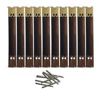 BUBEFSKD Lot de 10 cadres métalliques pratiques Fermeture à ressort Accessoire de bouche d'éclats pour portefeuille et projets d'artisanat de sac à main Artisanat Cadre de portefeuille, 11 cm.