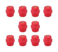 BUBEFSKD Lot de 10 isolateurs d'incohérence en polyester 8 mm imperméable Busube Isolation de soutien Colonne d'isolation Colonne d'isolation facile à utiliser Isolateurs électriques coniques