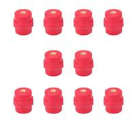 BUBEFSKD Lot de 10 isolateurs d'incohérence en polyester 8 mm imperméable Busube Isolation de soutien Colonne d'isolation Colonne d'isolation facile à utiliser Isolateurs électriques coniques