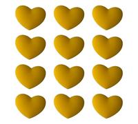 BUBEFSKD Lot de 12 amortisseurs de raquettes de tennis en forme de cœur à cordes - Ensemble cadeau élégant