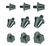 BUBEFSKD Lot de 12 crampons de football - Crampons de rechange - Pour homme, femme et fille - Crampons de rechange, multicolore, 13mm