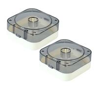 BUBEFSKD Lot de 2 boîtes de rangement pour ligne de pêche - Ligne d'attaque magnétique flexible - Pour les amateurs - Grande capacité - Grande capacité