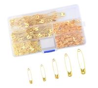 BUBEFSKD Lot de 300/460 épingles à nourrice en alliage avec étui de rangement, aiguilles de matelassage pour vêtements, réparation, couture, accessoires de couture, épingles à nourrice robustes