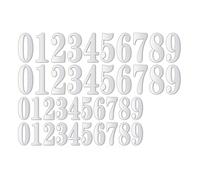 BUBEFSKD Lot de 4 autocollants réfléchissants pour boîte aux lettres - Autocollants réfléchissants pour boîtes aux lettres - Résistants aux intempéries - Autocollants faciles à appliquer