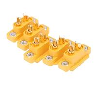 BUBEFSKD Lot de 5 connecteurs mâles XT60E1-M XT60 montables modèle Aircraft drones Power Battery Plug Version fixe Mâle XT60E1-M Kit adaptateur de fiche banane