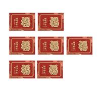 BUBEFSKD Lot de 7 cartes pop-up pour le Nouvel An 2025 - Carte de vœux serpent pour fête de festival et salutations spéciales
