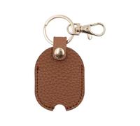 BUBEFSKD Mallette à clés pratique Utilisation quotidienne des clés de protection des manches contre les rayures et assure une gestion facile Cuir Texture Cuir Mode Étui en cuir, marron clair, taille