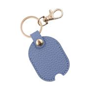 BUBEFSKD Mallette à clés pratique Utilisation quotidienne des clés de protection des manches contre les rayures et assure une gestion facile Cuir Texture Cuir Mode Étui en cuir, bleu, taille unique