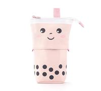 BUBEFSKD Mallette à crayons extensible Sac télescopique Porte-stylo debout Roulement à glissière pour enfants étudiants Stylos télescopiques, a