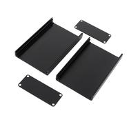 BUBEFSKD Mallette de projet électrique professionnelle avec couvercle en aluminium pour circuits imprimés, machines industrielles et équipements de test, 80 x 50 x 20 mm, petit boîtier en aluminium