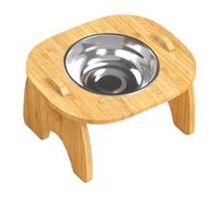 BUBEFSKD Mangeoire pour Chien 2 en 1 Bol d'eau Et De Nourriture Chat À Surélevée Double avec Mangeoire Détachable Animal Domestique Bol Anti-Fuite Chiot